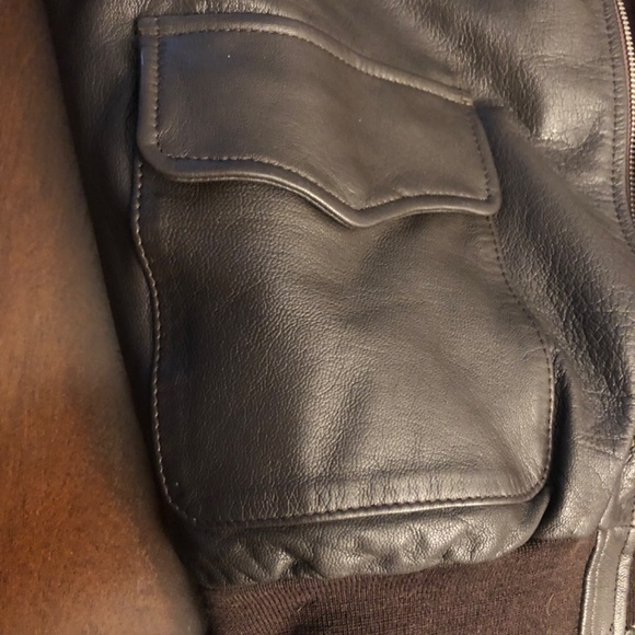 US Authentic Goatskin A2 Leather Jacket (US Army Air Force) - Picture 7 of 10